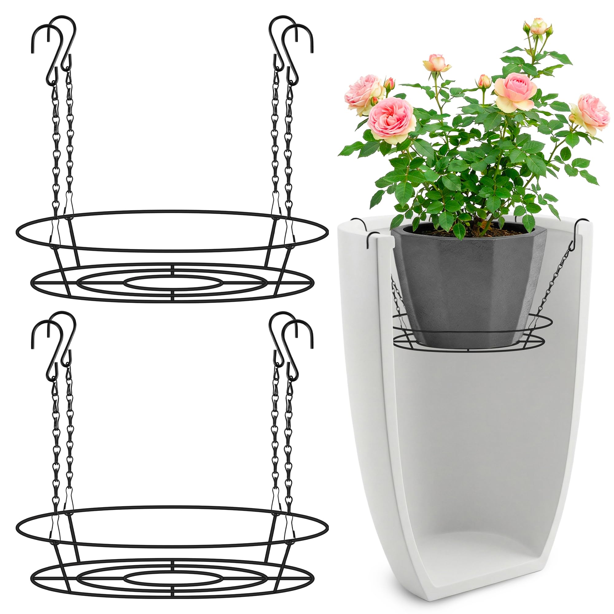 Amazon.com: Adjustable Planter Inserts for Large Pots, 12-18